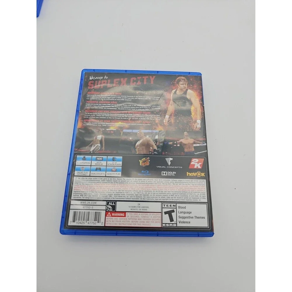 WWE 2K17 (Sony PlayStation 4, 2016)